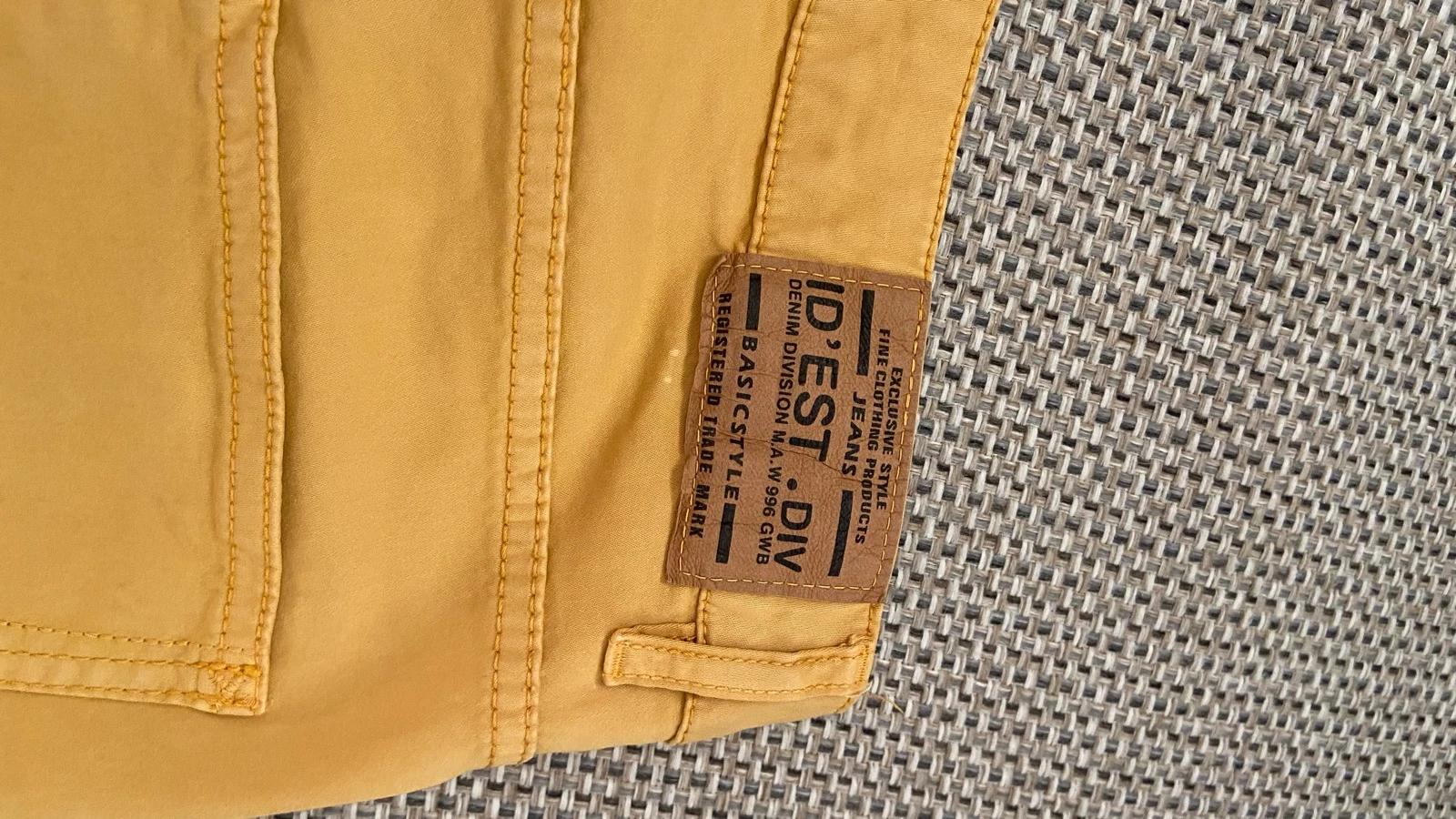 Short largo de jean amarillo – photo 11